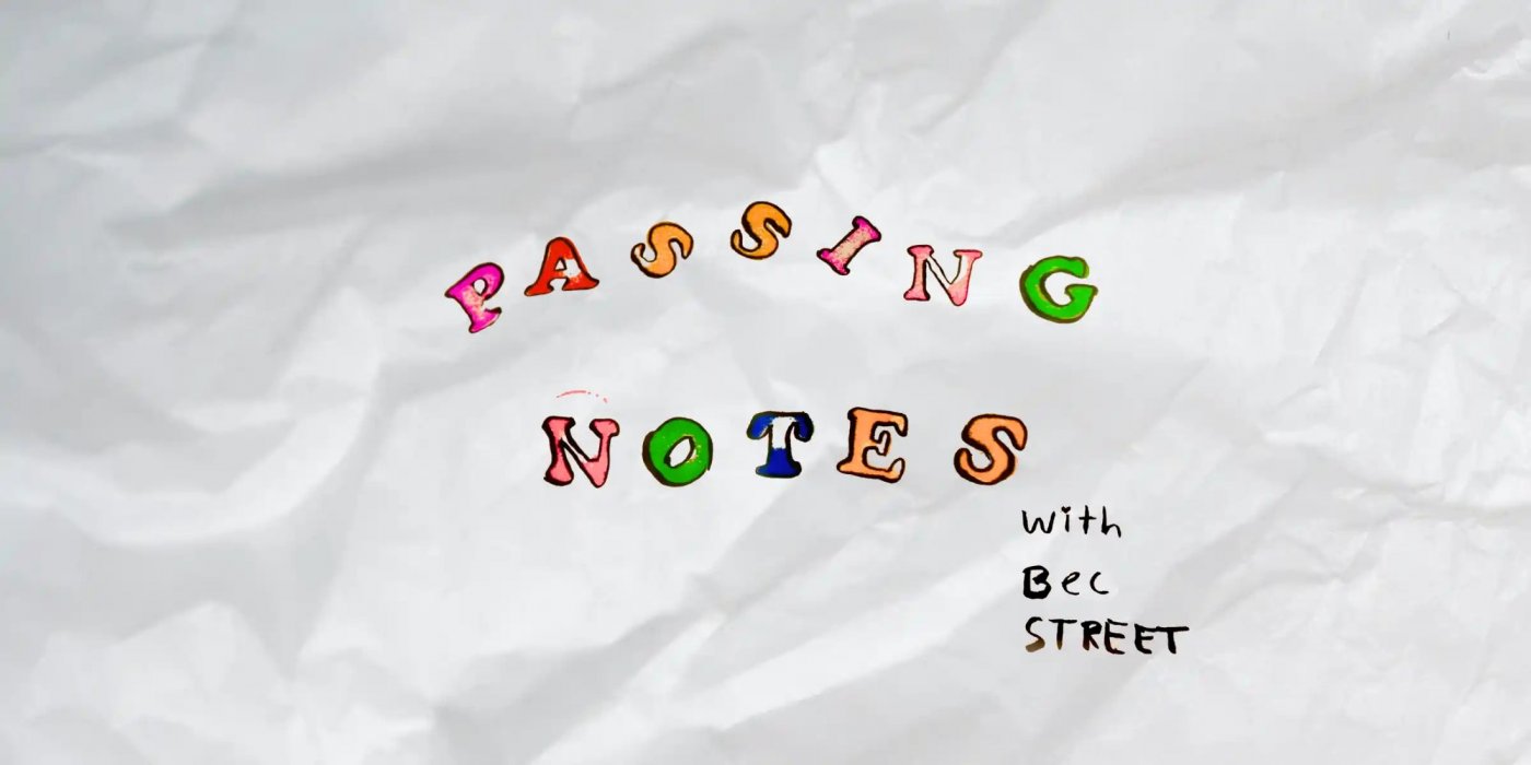 Passing Notes with Bec Street at Marrickville Library