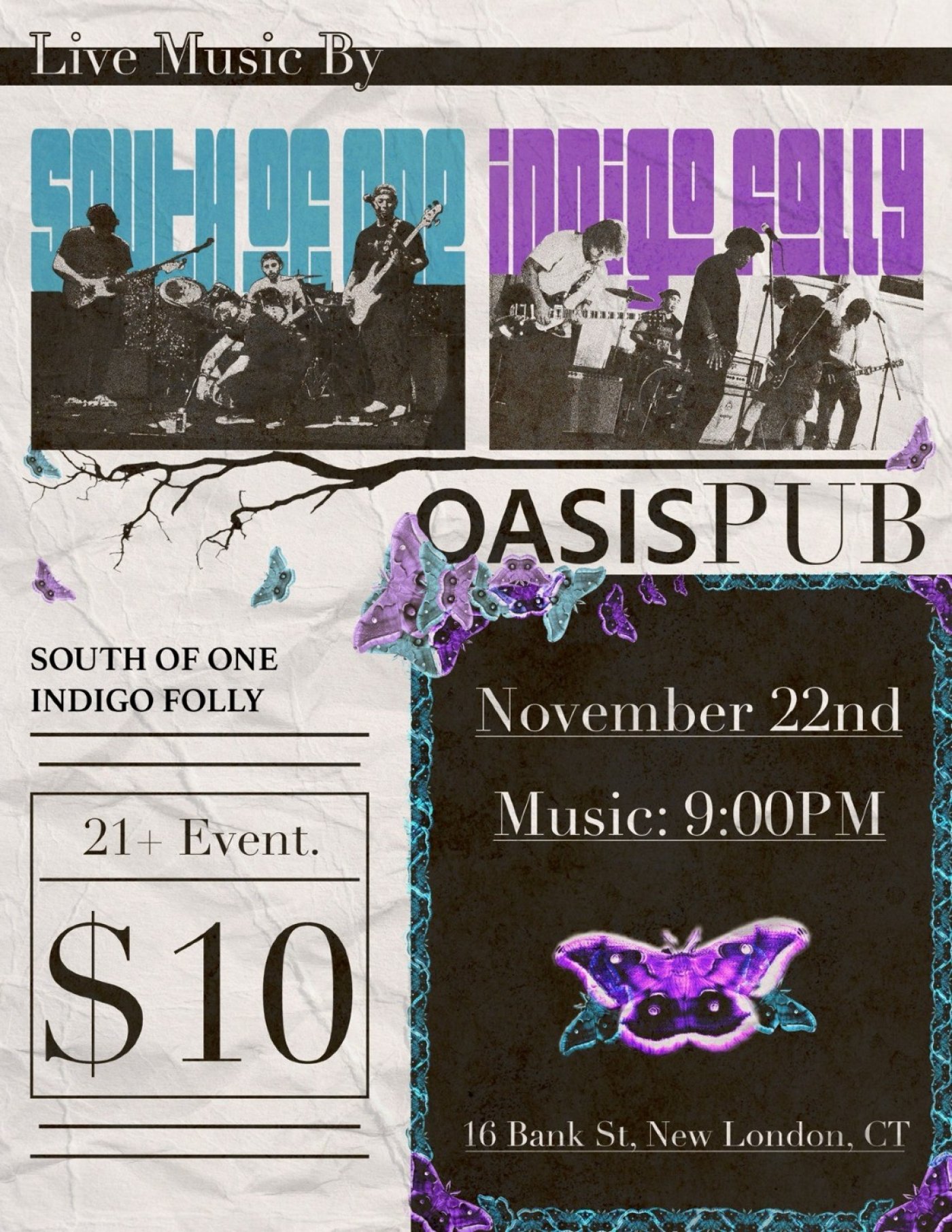 INDIGO FOLLY LIVE AT THE OASIS PUB