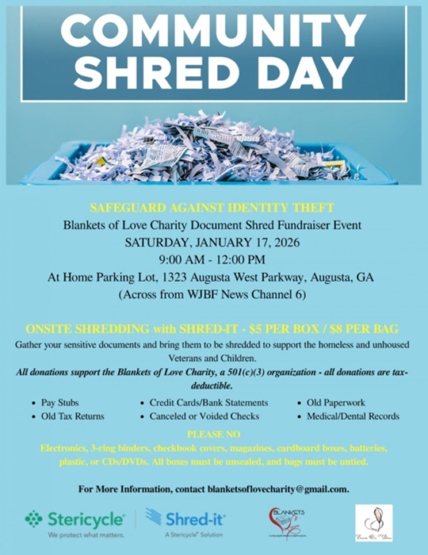 Community Shred Day Fundraising Event