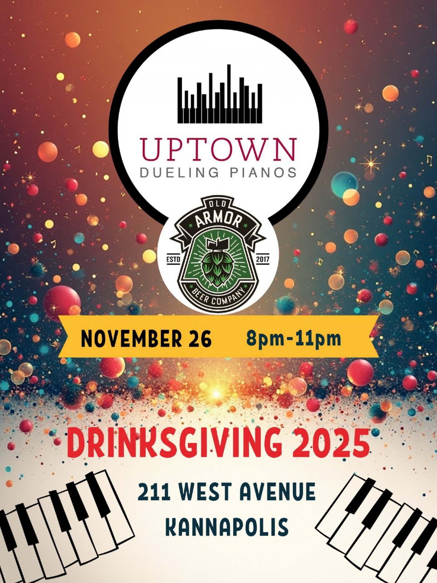 Dueling Pianos at Old Armor Beer Company