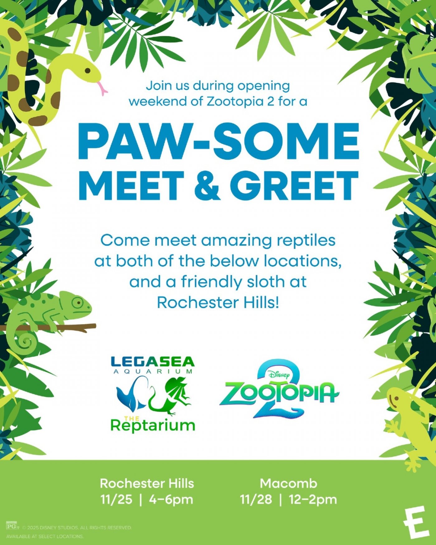 Emagine Rochester Hills Theatres And Legasea Aquarium And The Reptarium Celebrate "ZOOTOPIA 2"!