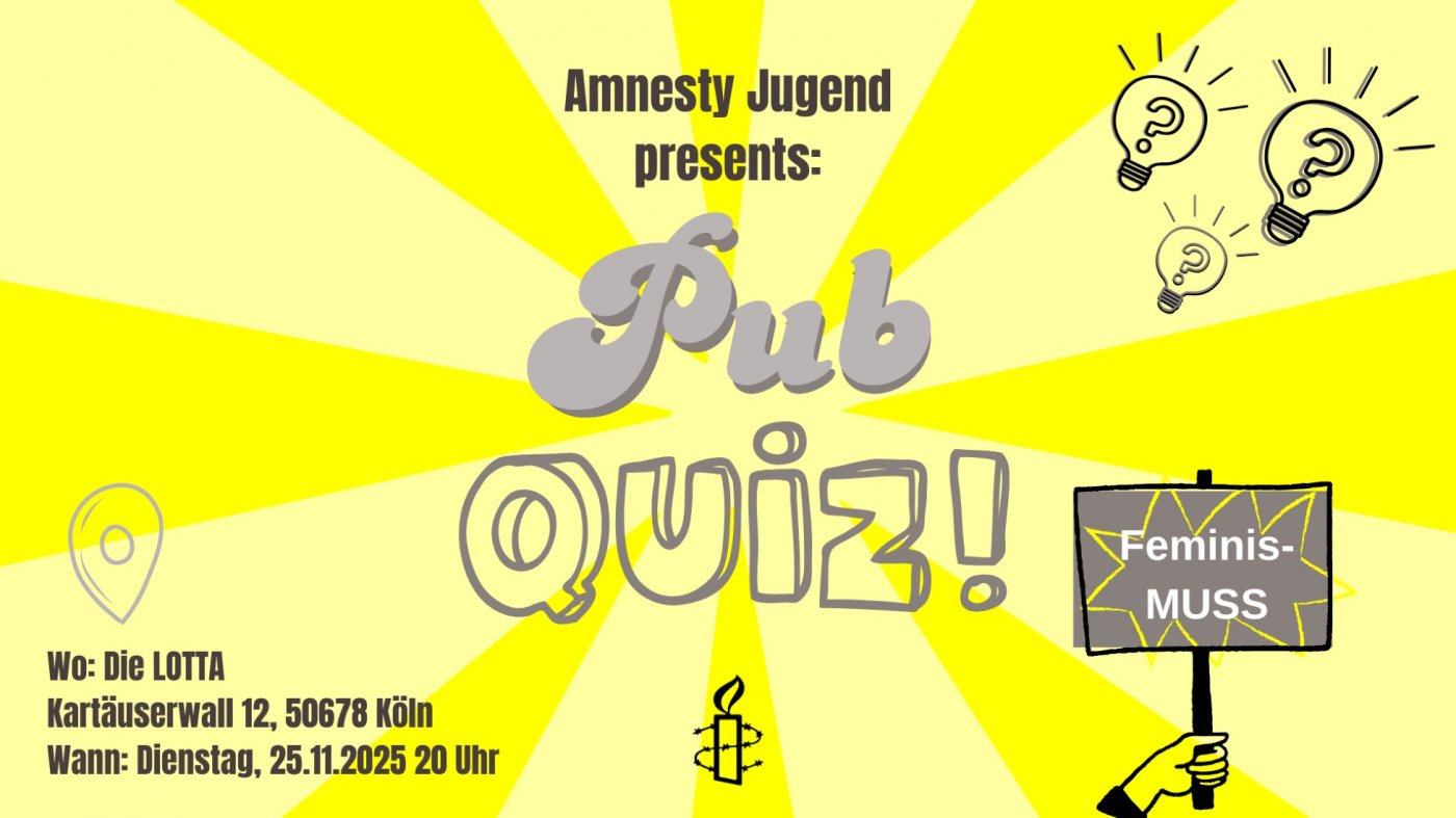 Pubquiz der Amnesty Jugend - FeminisMUSS