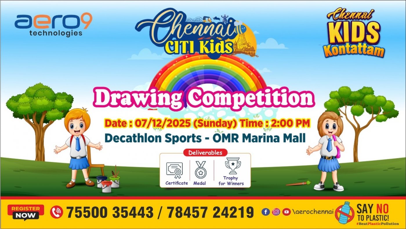 Chennai Citi KIDS Drawing Competition (Marina Mall)