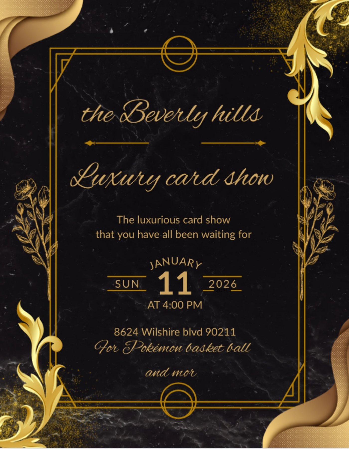 The Beverly Hills card show 