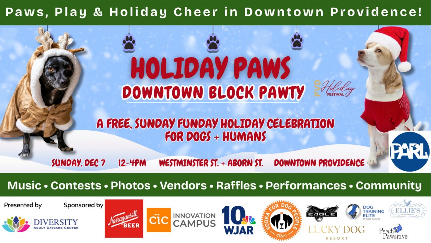 Holiday Paws Downtown Block Pawty