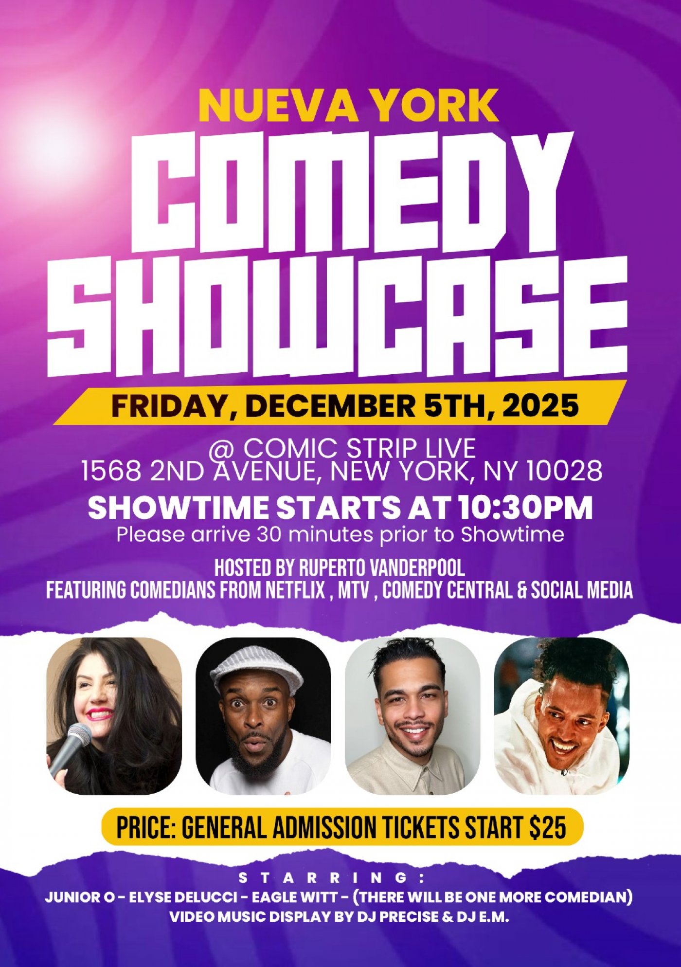 Nueva York Comedy Showcase @ Comic Strip Live