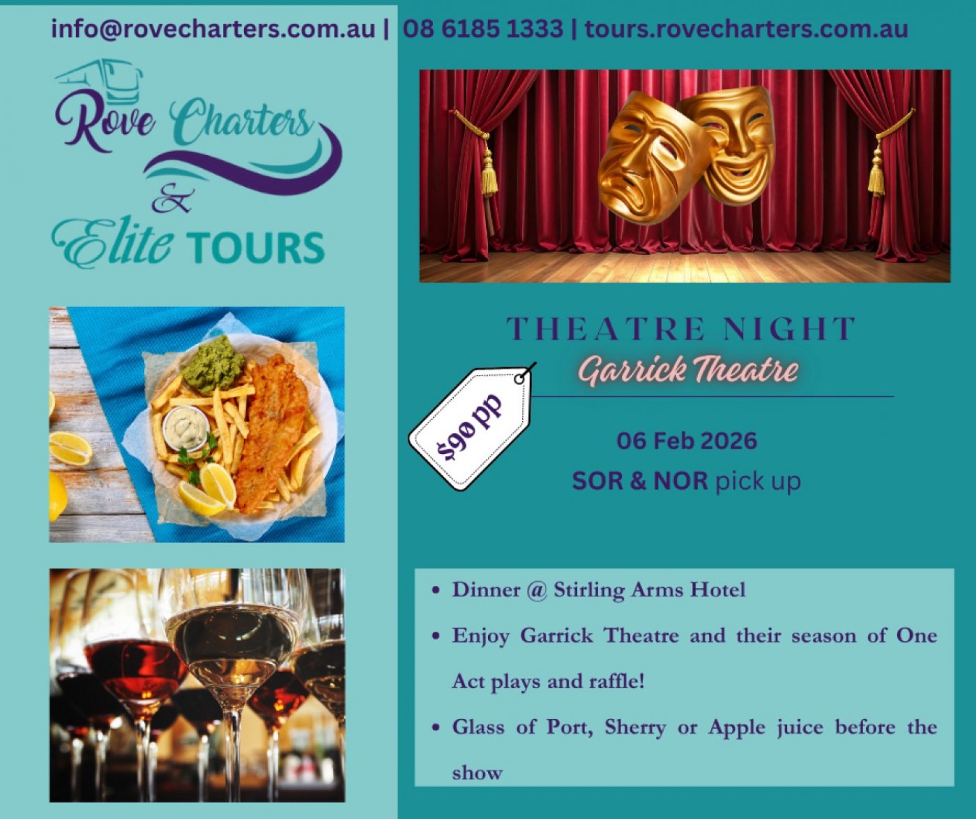 Travel Club - A Night at the Theatre.