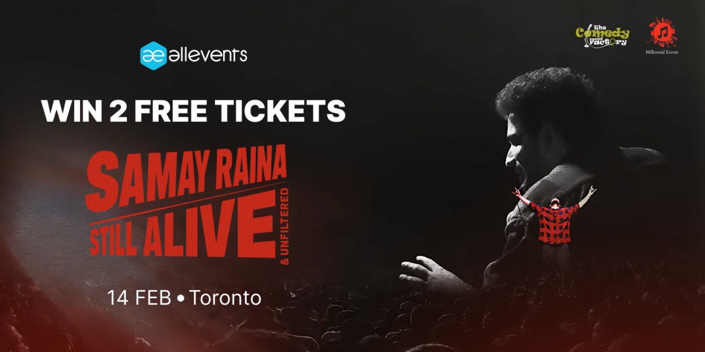 Samay Raina "Still Alive" - Toronto (Win 2 Free Tickets)