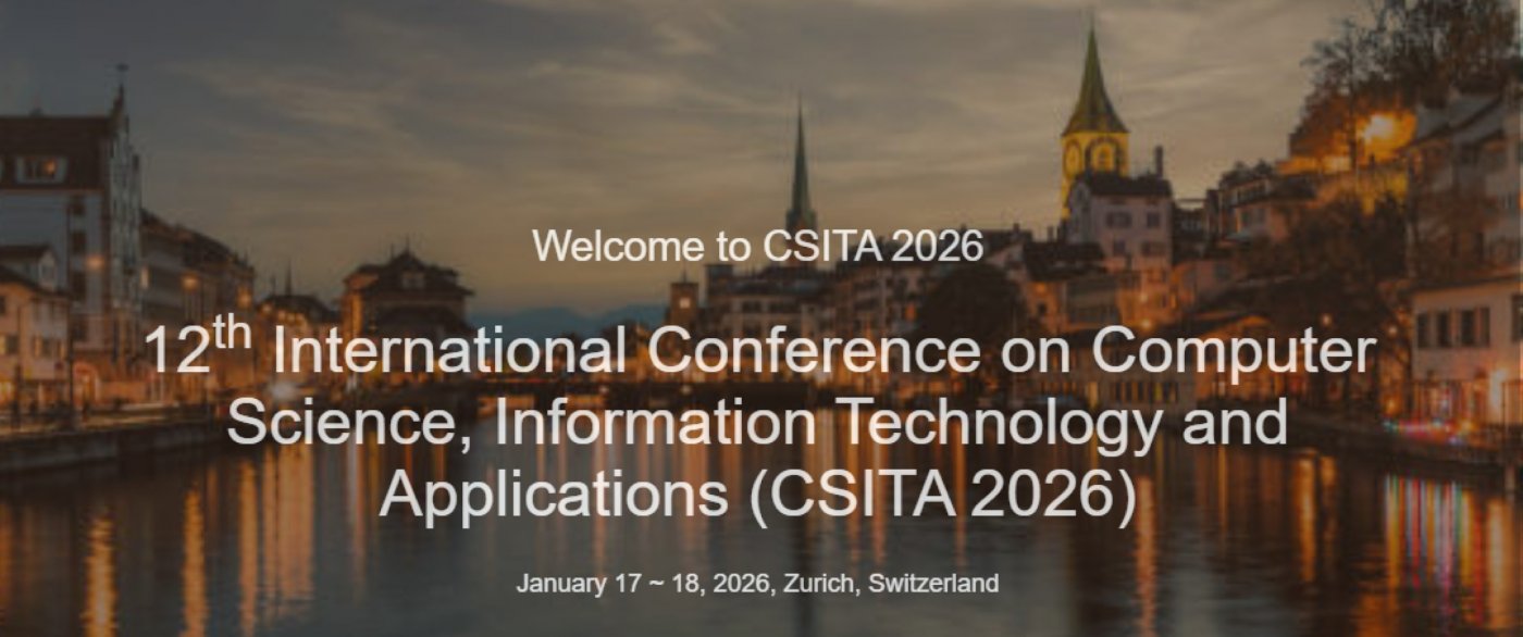 12th International Conference on Computer Science, Information Technology and Applications