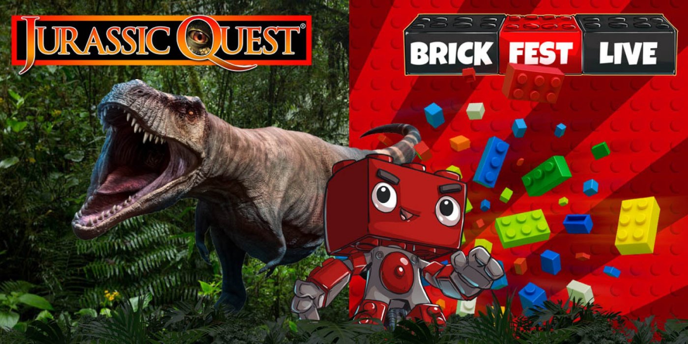 Jurassic Quest x Brick Fest Live
