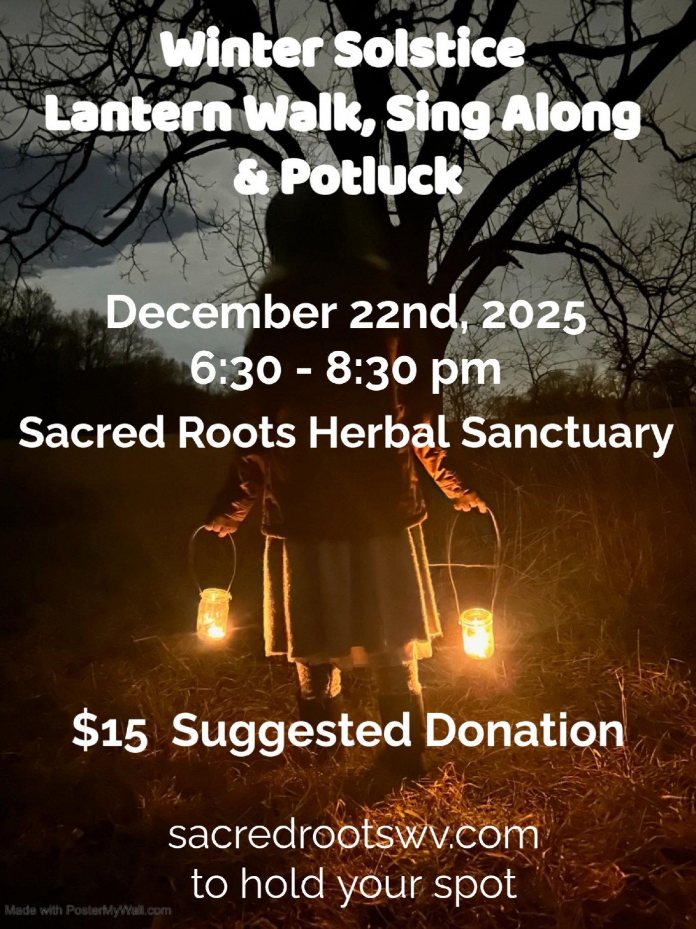 Winter Solstice Lantern Walk, Sing Along & Potluck