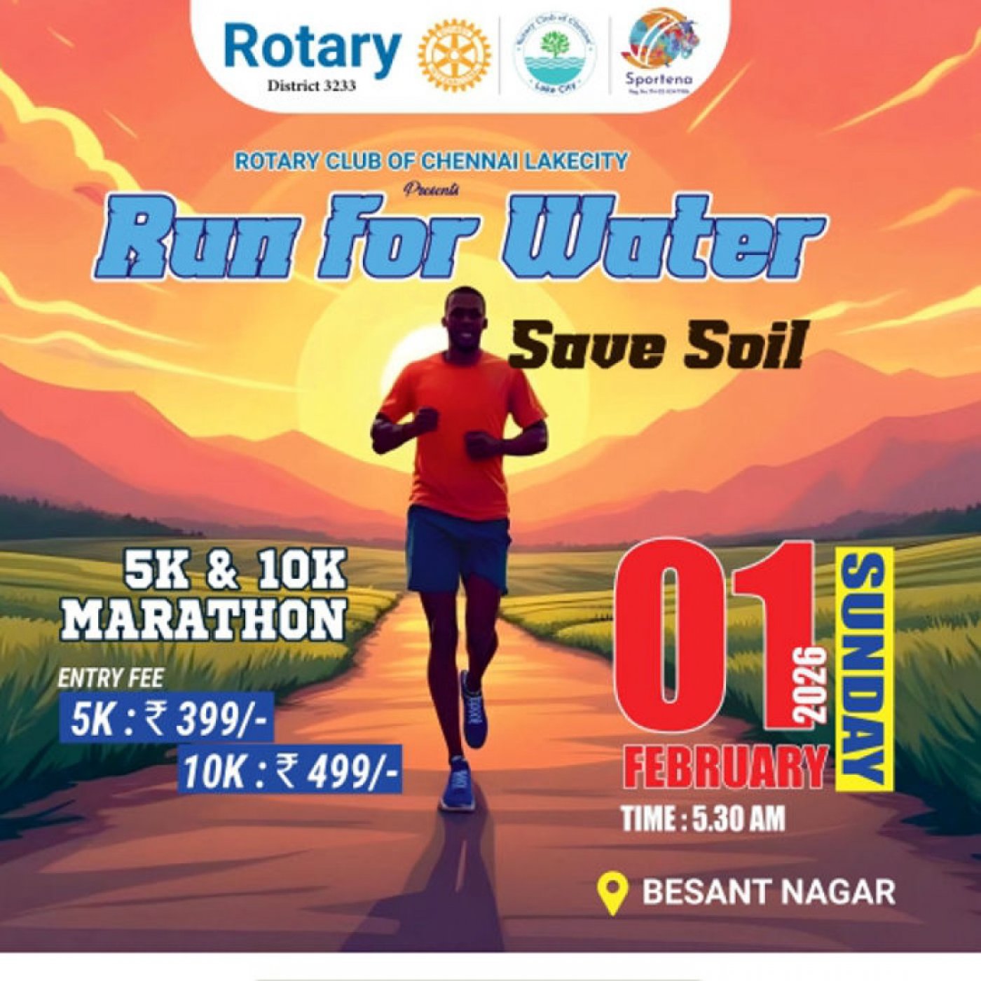 RUN FOR WATER SAVE SOIL MARATHON
