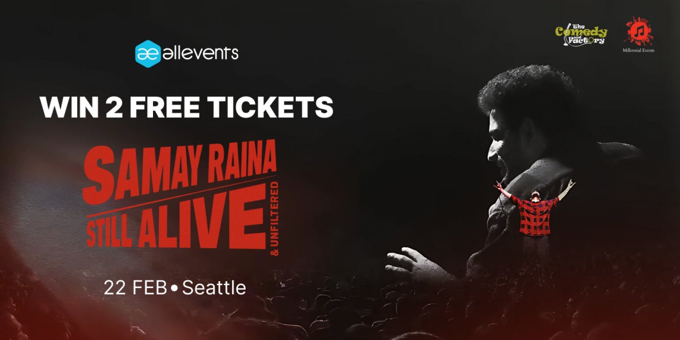 Samay Raina "Still Alive" - Seattle (Win 2 Free Tickets)
