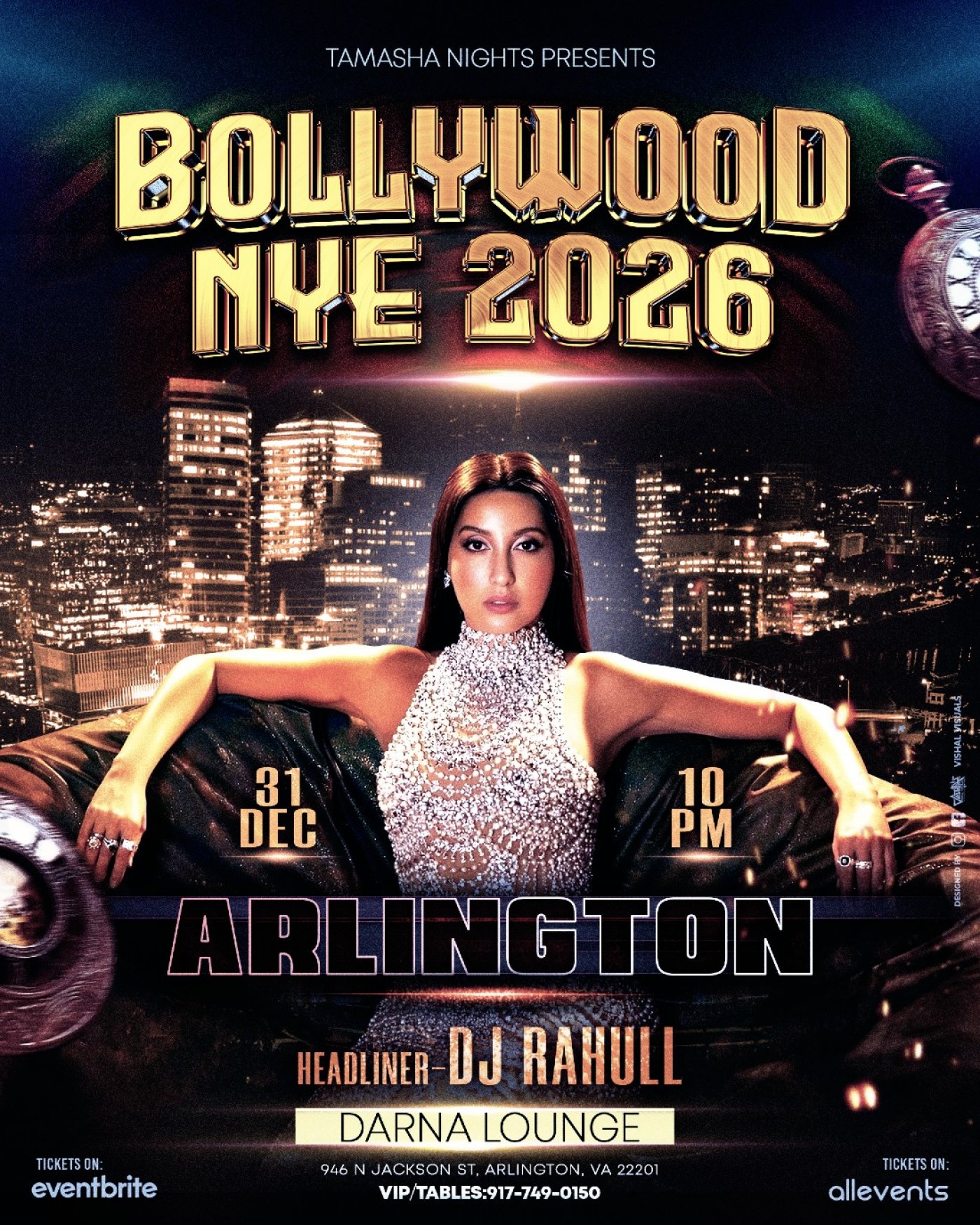 D.C. BollyWood NYE 2026 @Darna Lounge