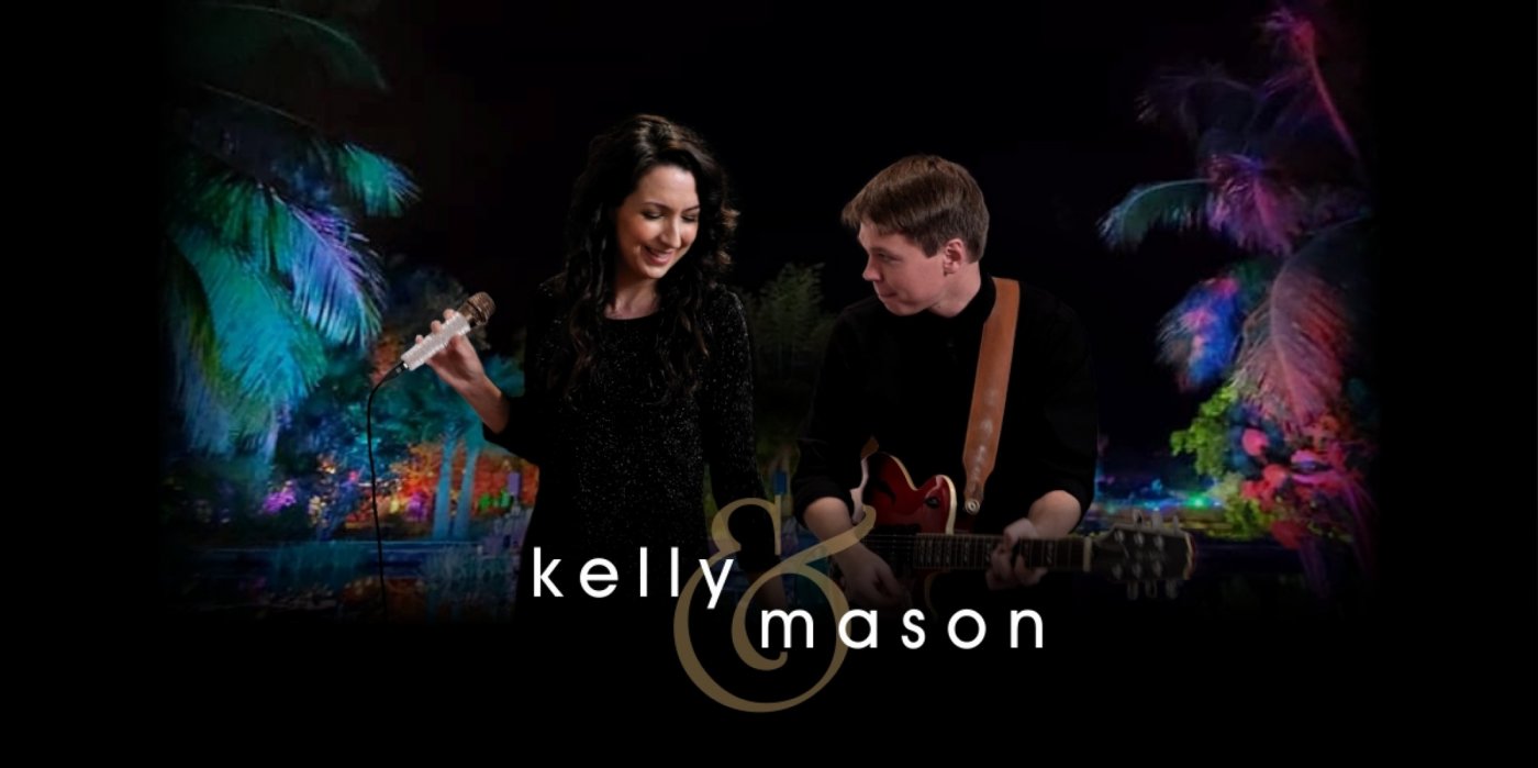 Kelly & Mason perform during Night Lights series at Naples Botanical Garden