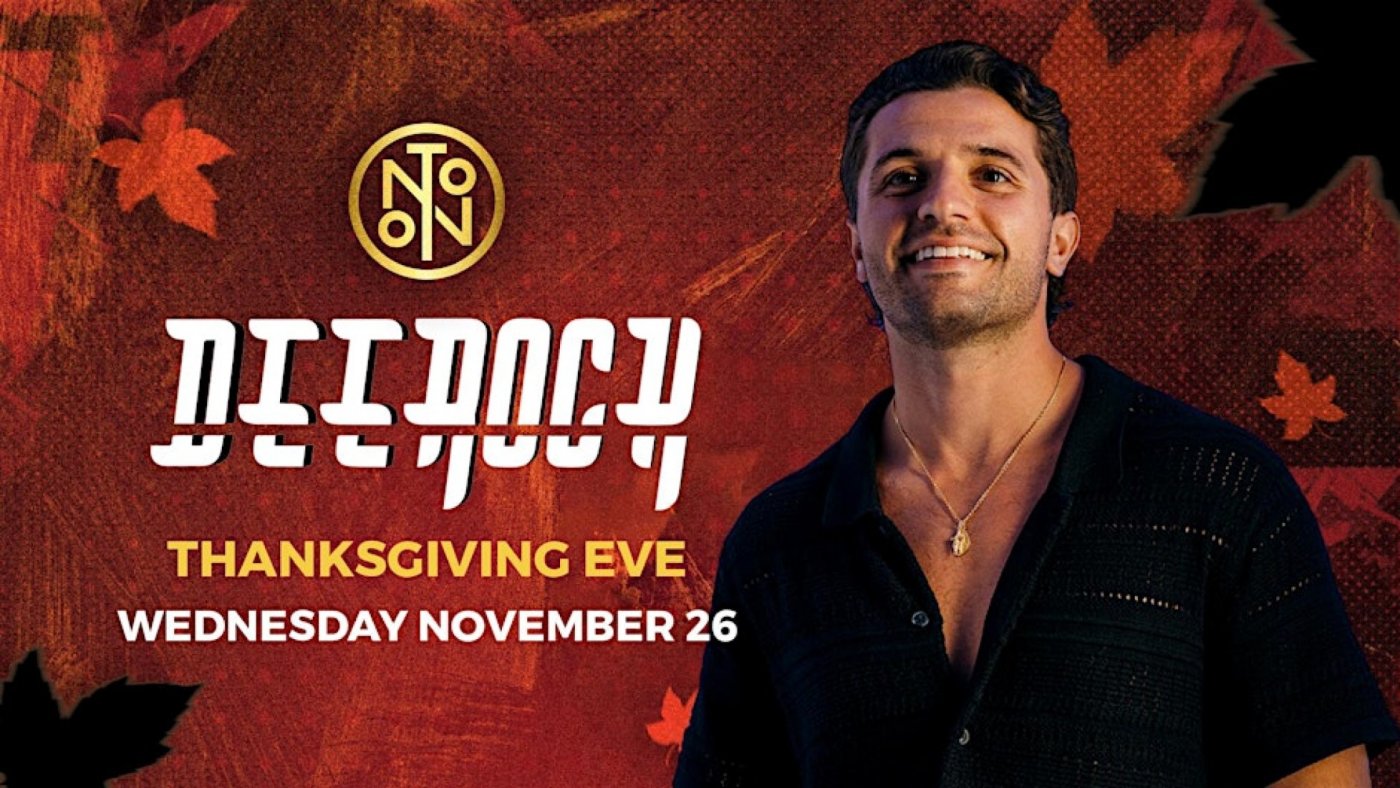 DeeRock: Thanksgiving Eve @ Noto Philly November 26