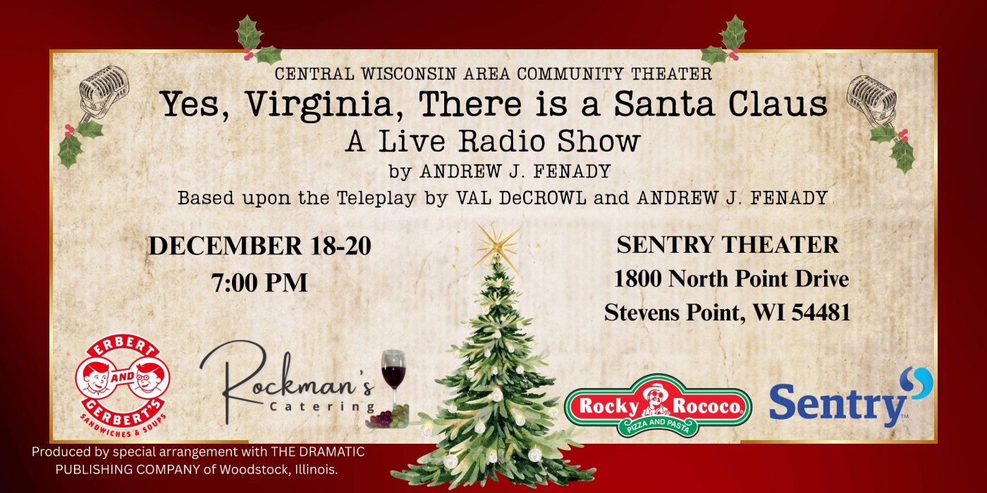 Yes, Virginia, There Is A Santa Claus - A Live Radio Play
