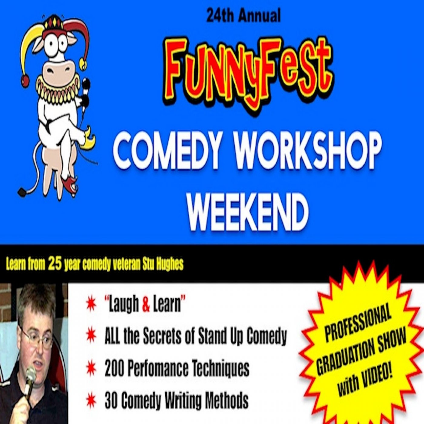 Stand Up Comedy Workshop - WEEKEND COURSE - December 6 to 7