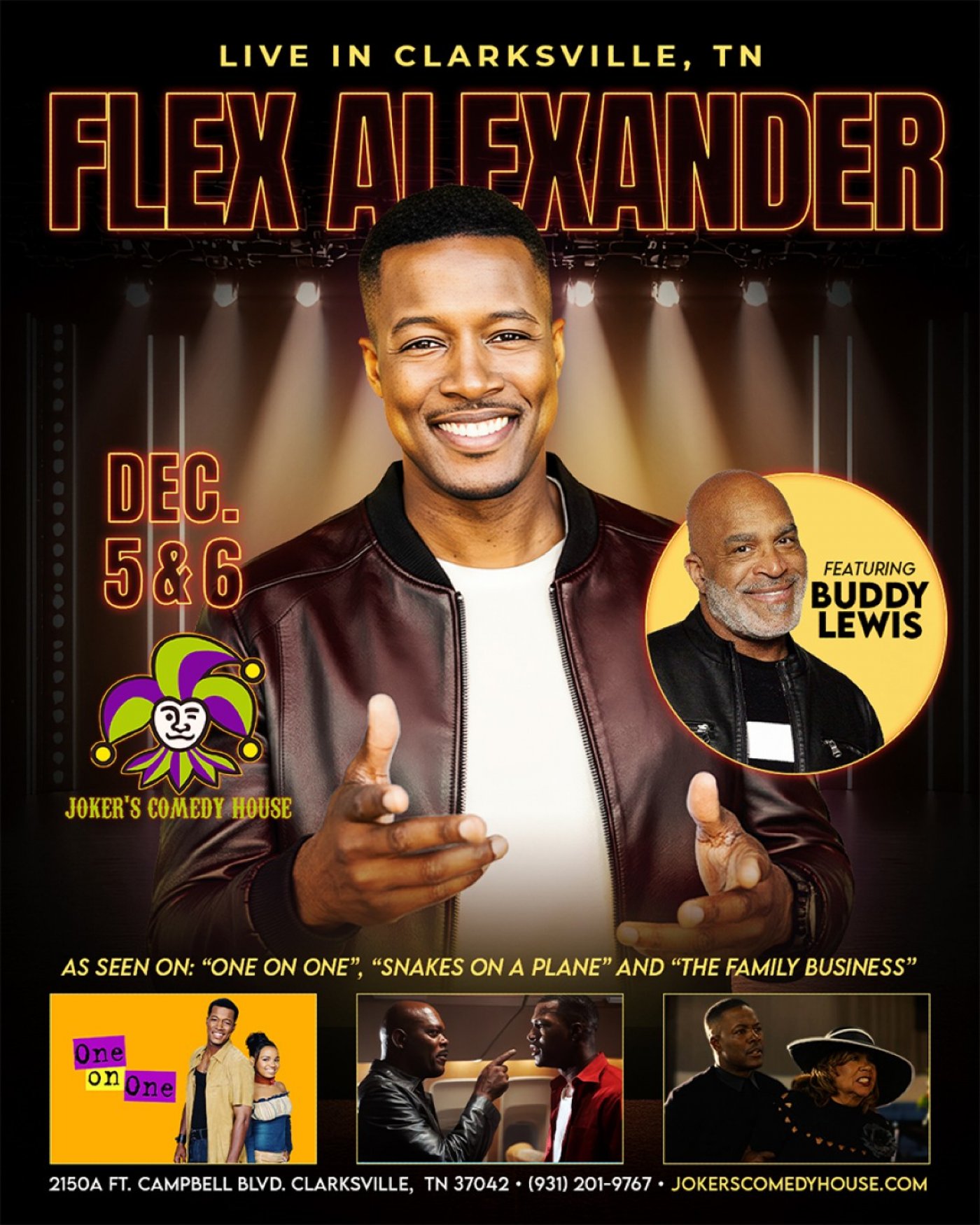 Flex Alexander LIVE at Joker\u2019s Comedy House!