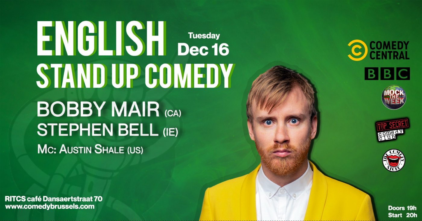 English Comedy at RITCS cafe Bobby Mair & Stephen Bell