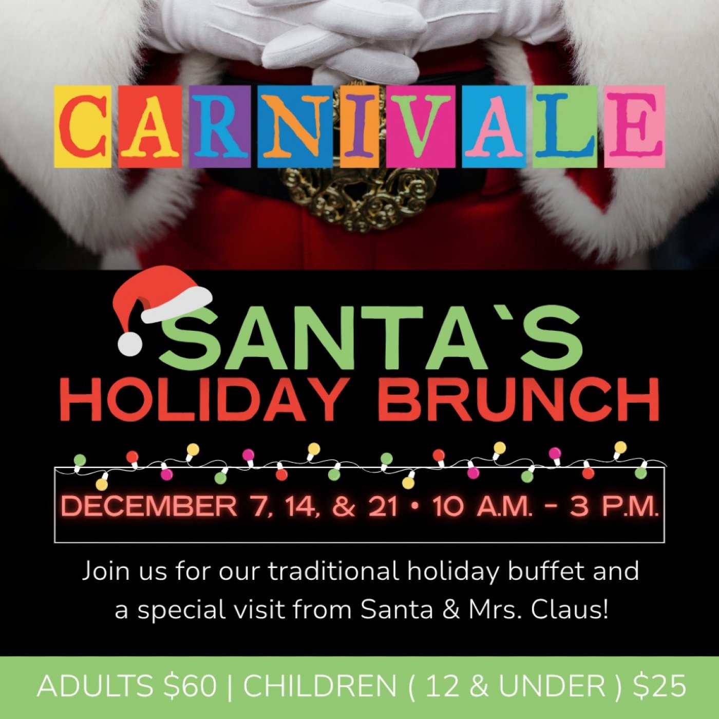 Santa\u2019s Holiday Brunch at Carnivale Chicago