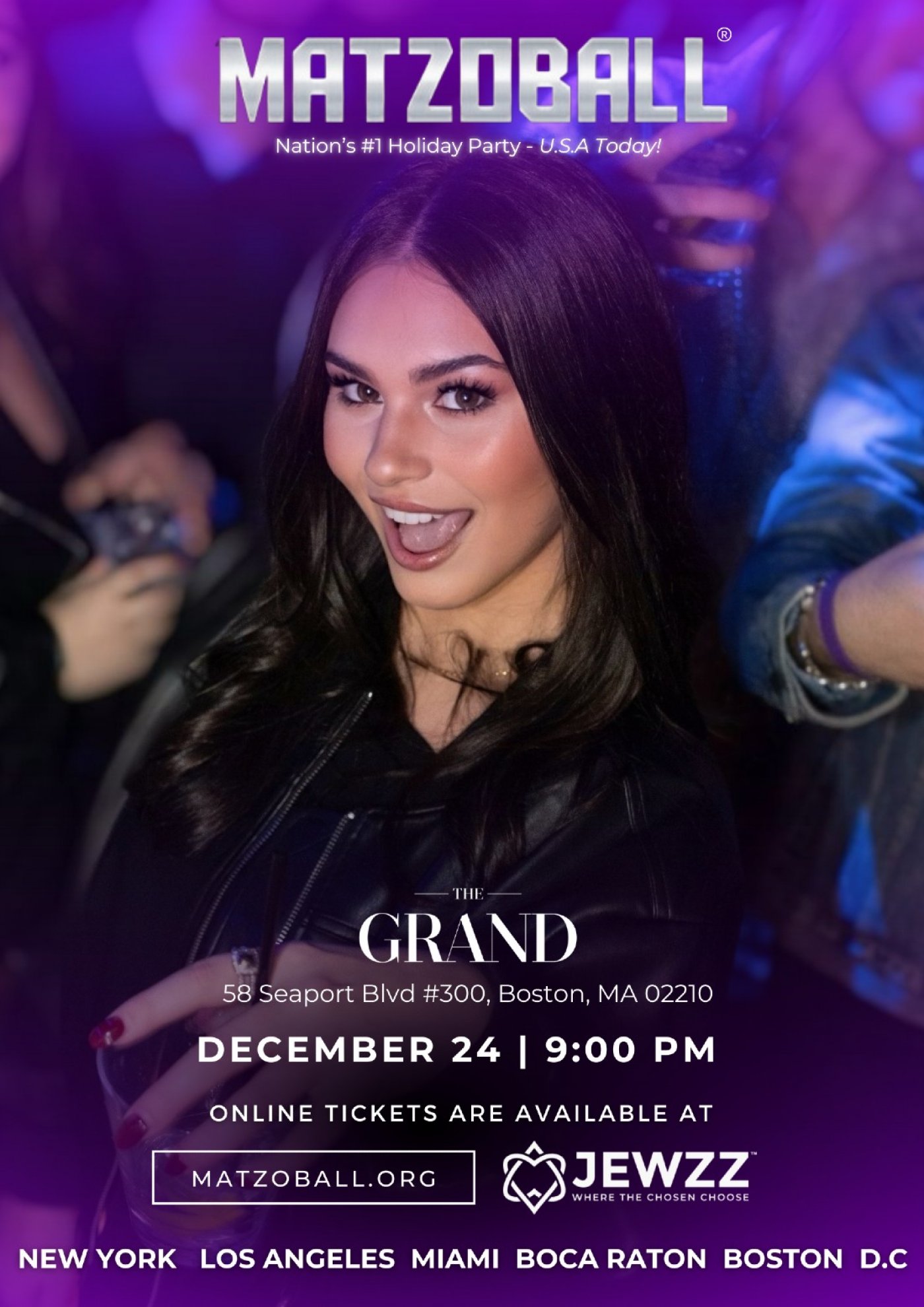 MATZOBALL\u00ae BOSTON XMAS EVE ages 21-49 December 24, 2025
