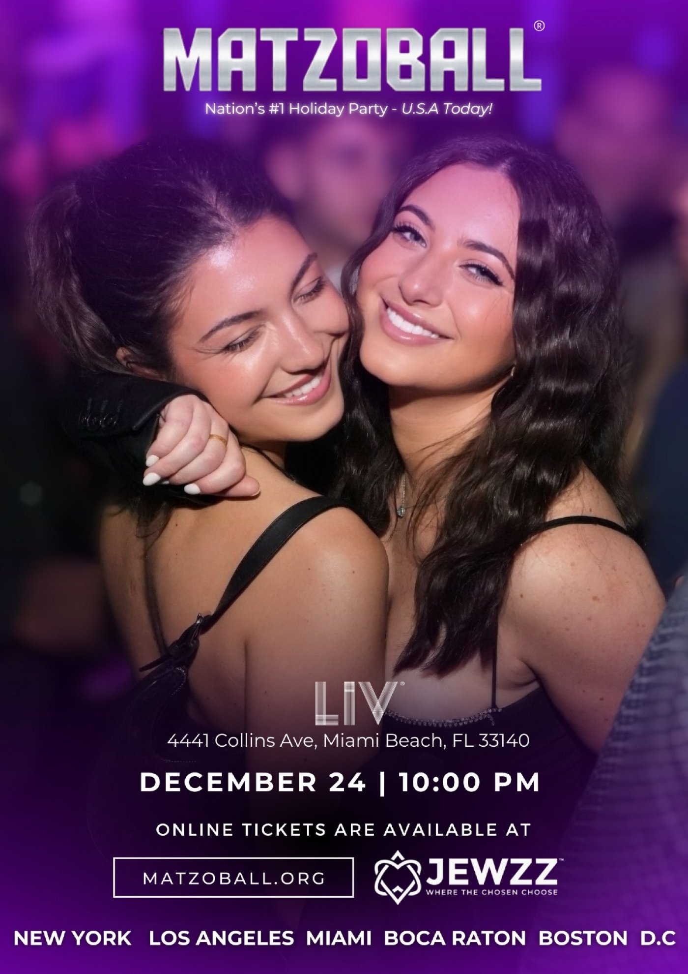 MATZOBALL\u00ae MIAMI XMAS EVE ages 21-49 December 24, 2025