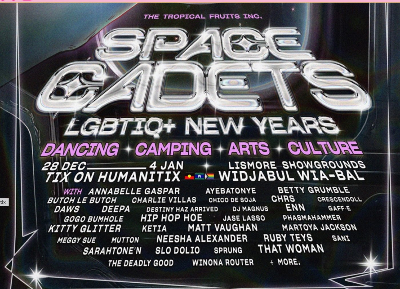 TROPICAL FRUITS GAY FESTIVAL - LISMORE\/ NSW