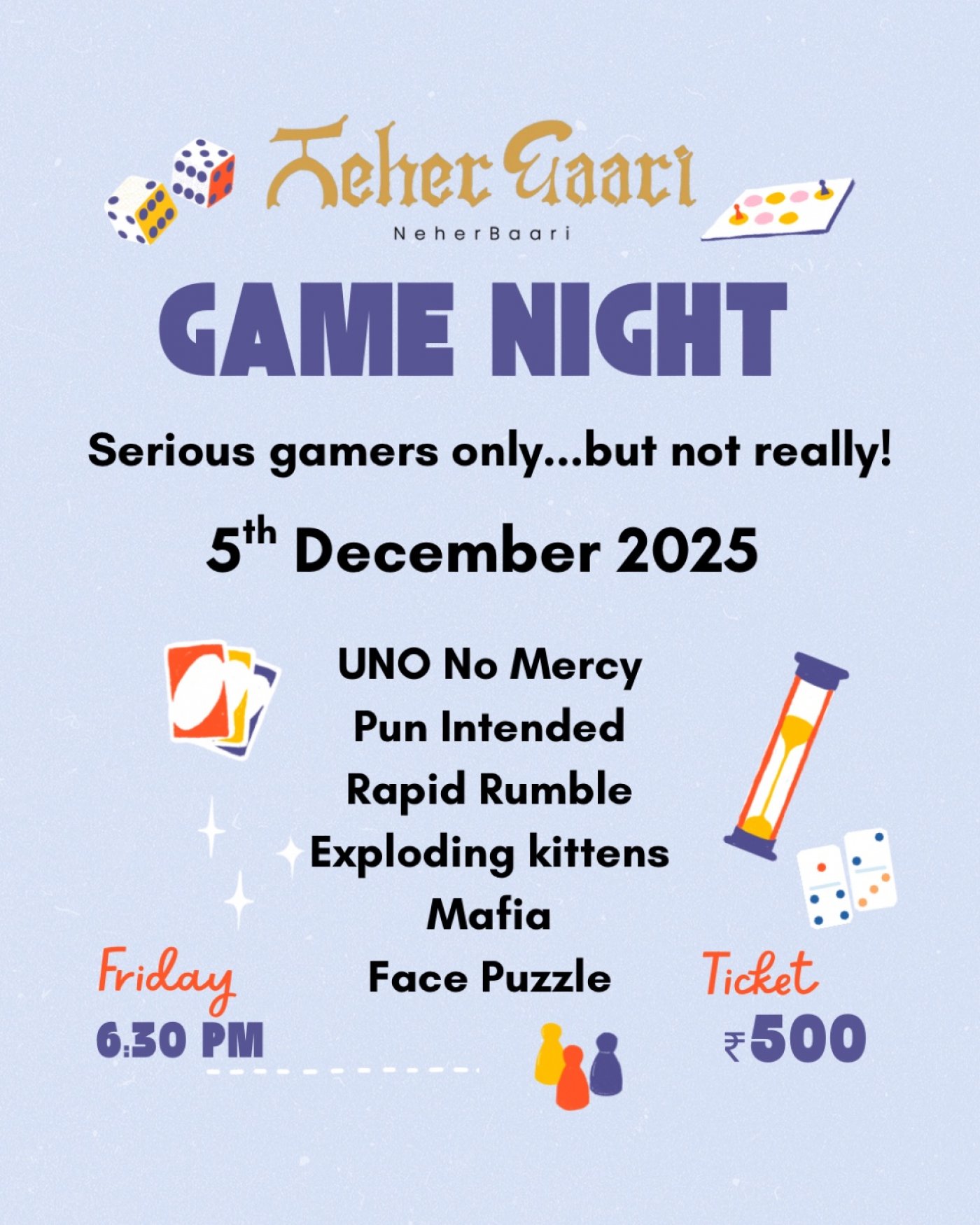 NeherBaari Game Night