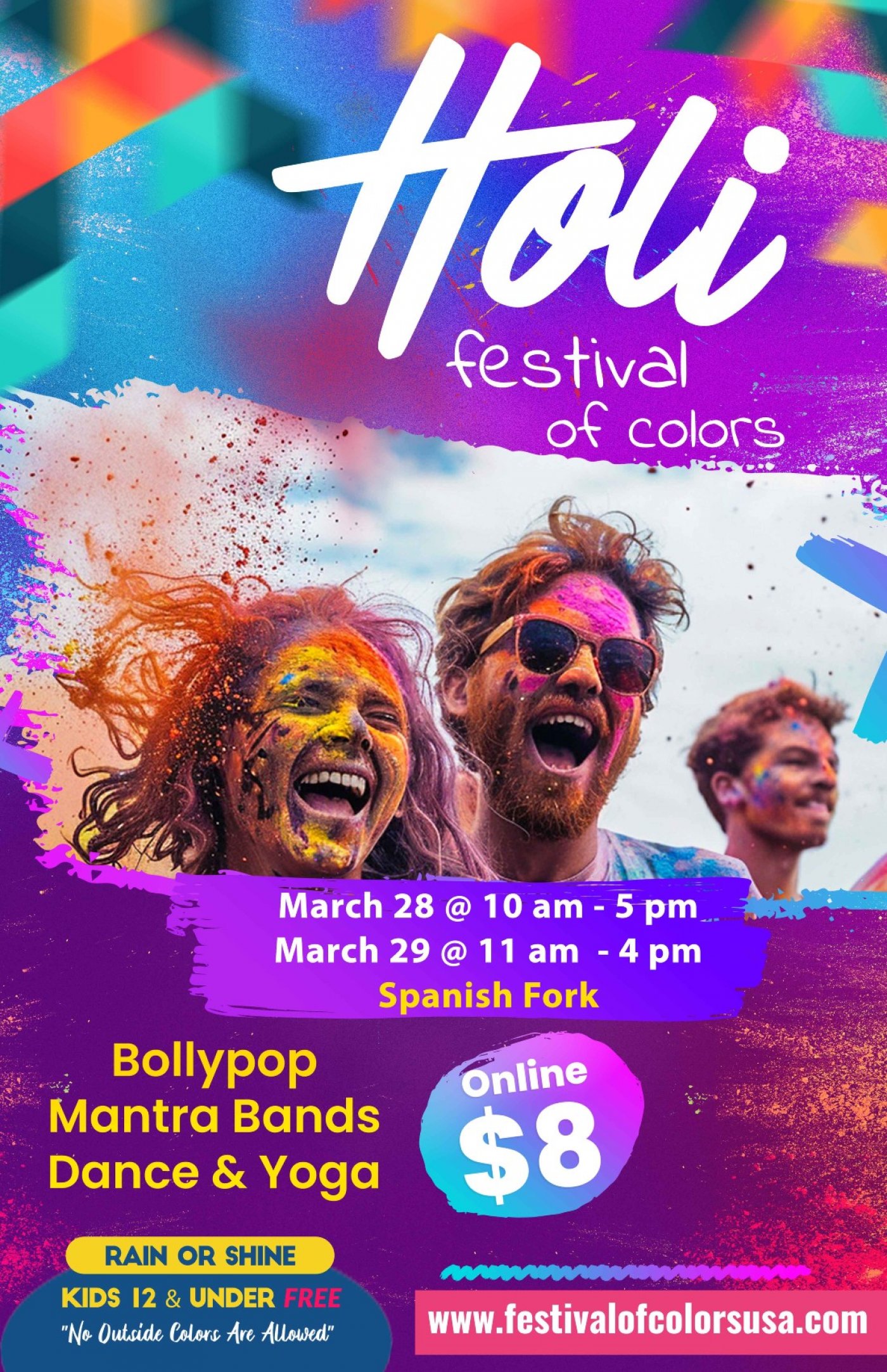 Holi Festival of Colors Spanish Fork