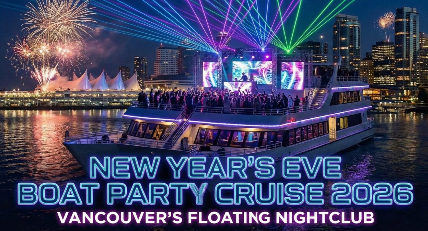 New Year's Eve Boat Party Cruise 2026 | Vancouver's Floating Nightclub