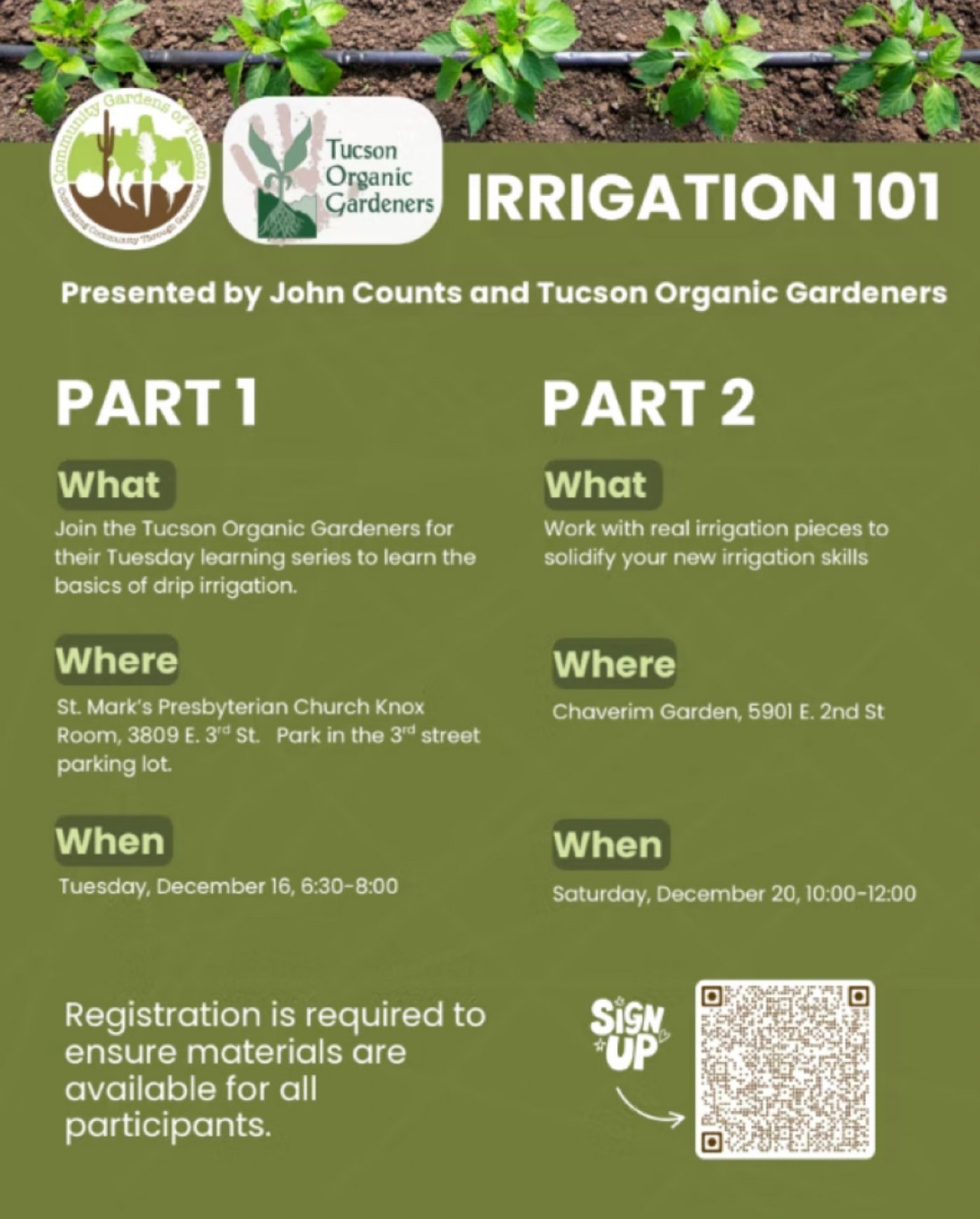 Irrigation 101 Workshop
