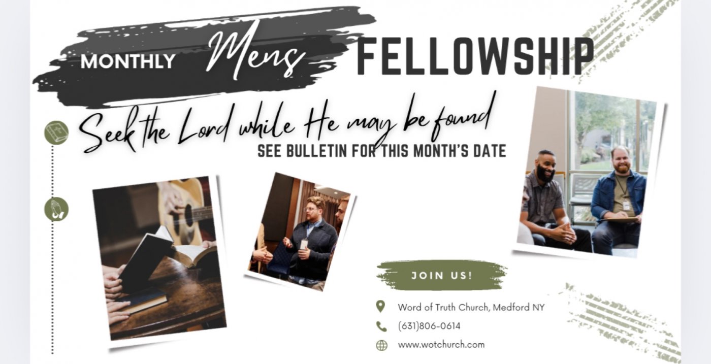 Monthly Men\u2019s Fellowship 