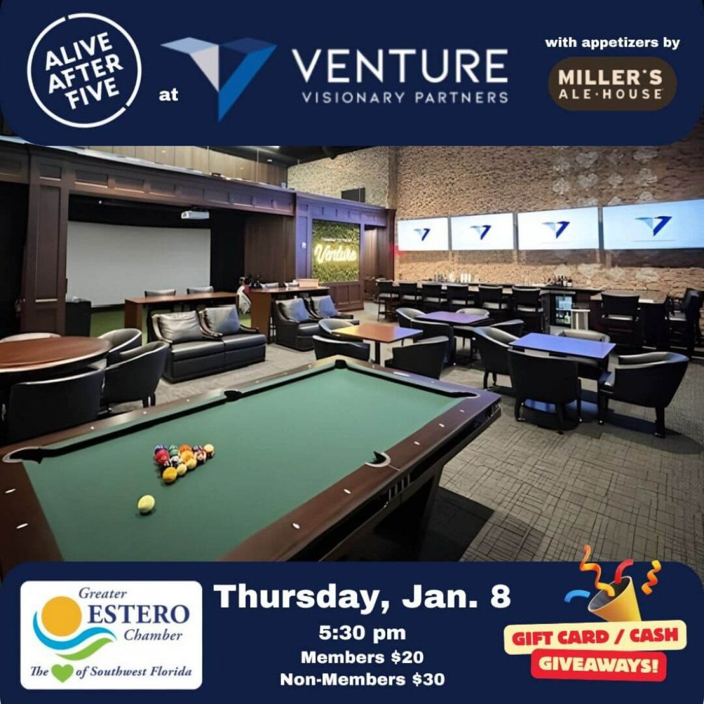 Alive After Five! at Venture Visionary Partners