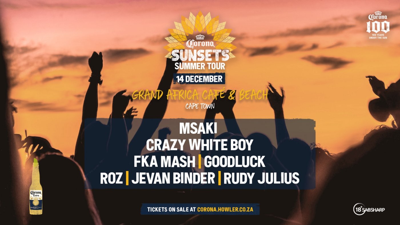 Corona Sunsets Summer Tour 2025 - Grand Africa Cafe & Beach, Cape Town