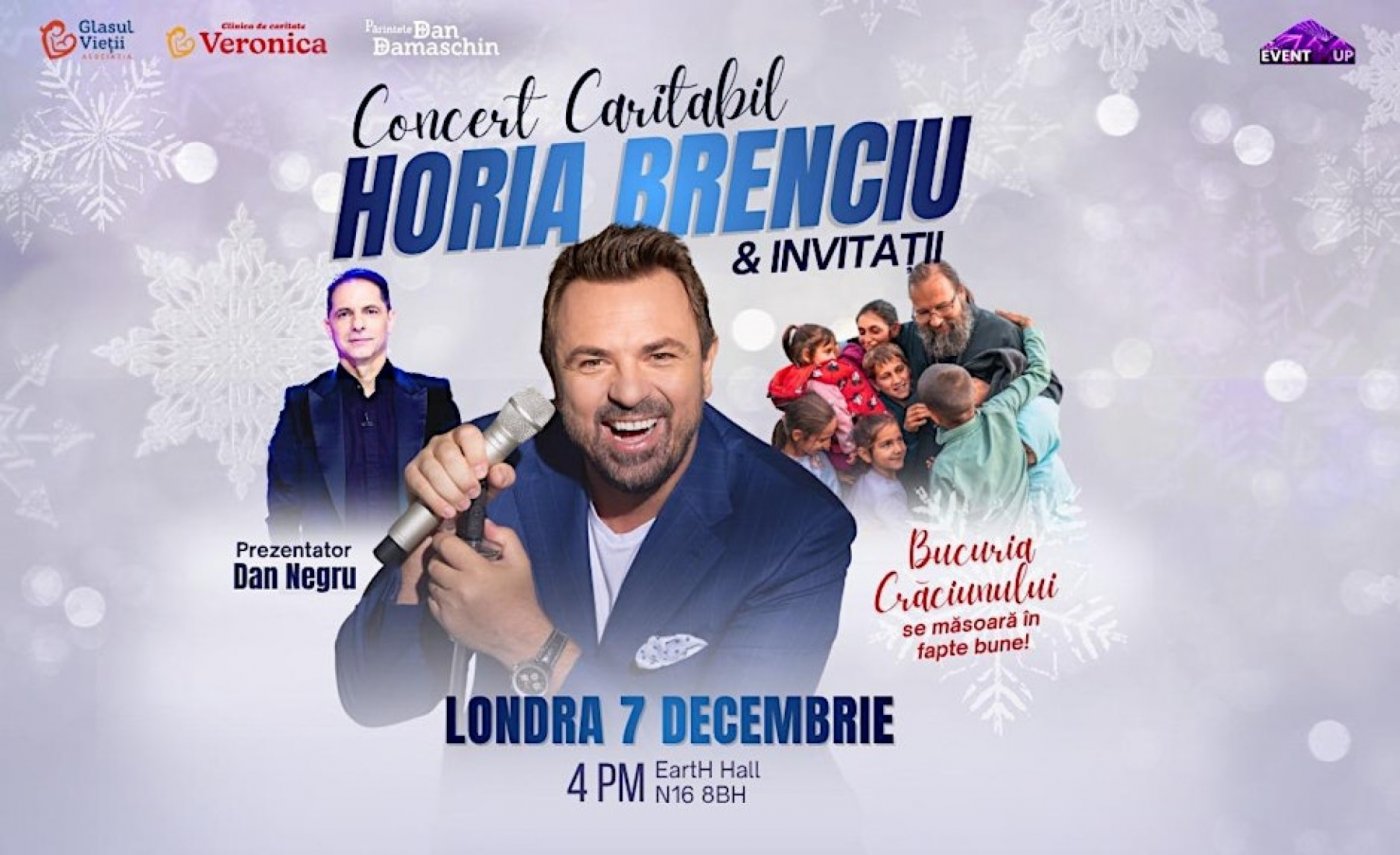 LONDRA-Concert de Craciun cu HORIA BRENCIU si Invitatii