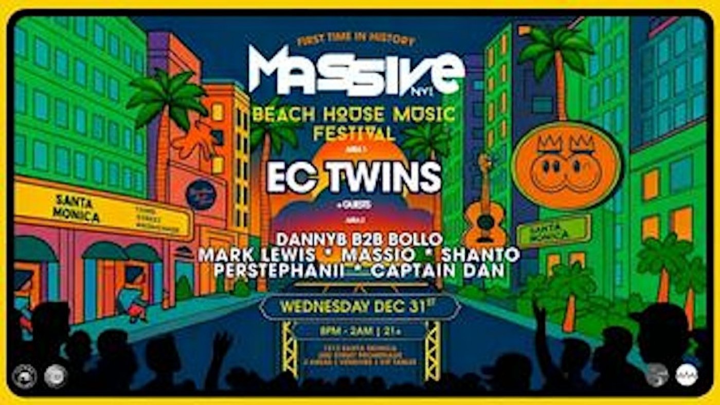 MASSIVE NYE Beach House Music Festival