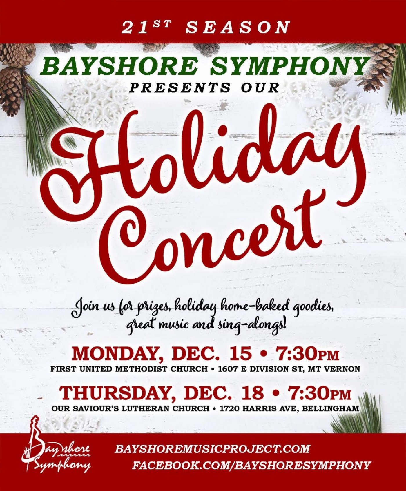 Bayshore Symphony Holiday Concert - Bellingham