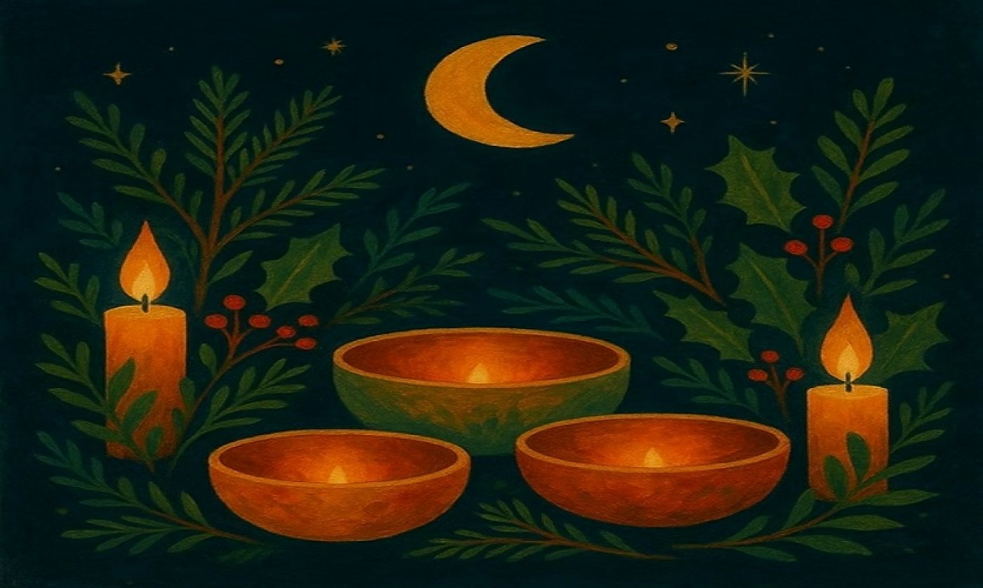 Holiday Candlelit Sound Bath: A Peaceful Pause in the Holiday Rush