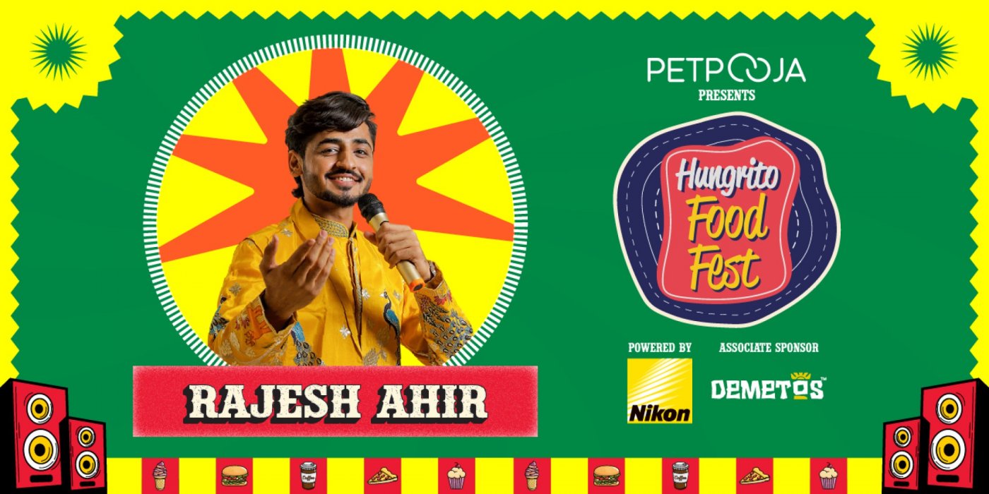 Rajesh Ahir at Hungrito Food Fest 8.0