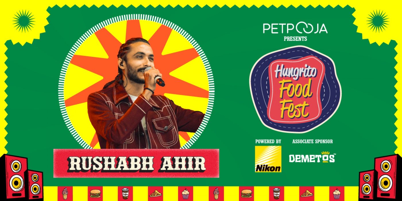 Rushabh Ahir at Hungrito Food Fest 8.0