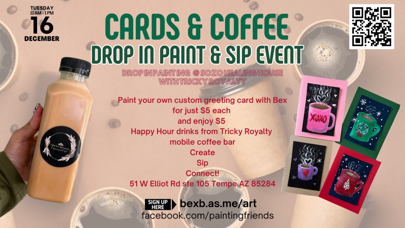 Cards and Coffee at Sozo Healing House