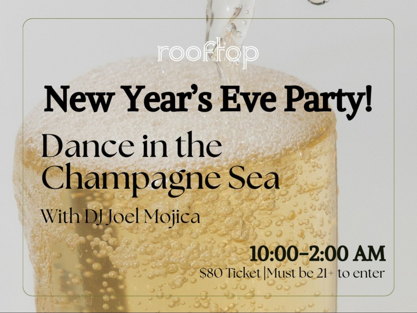 Champagne Sea: New Years Eve 2026 Dance Party