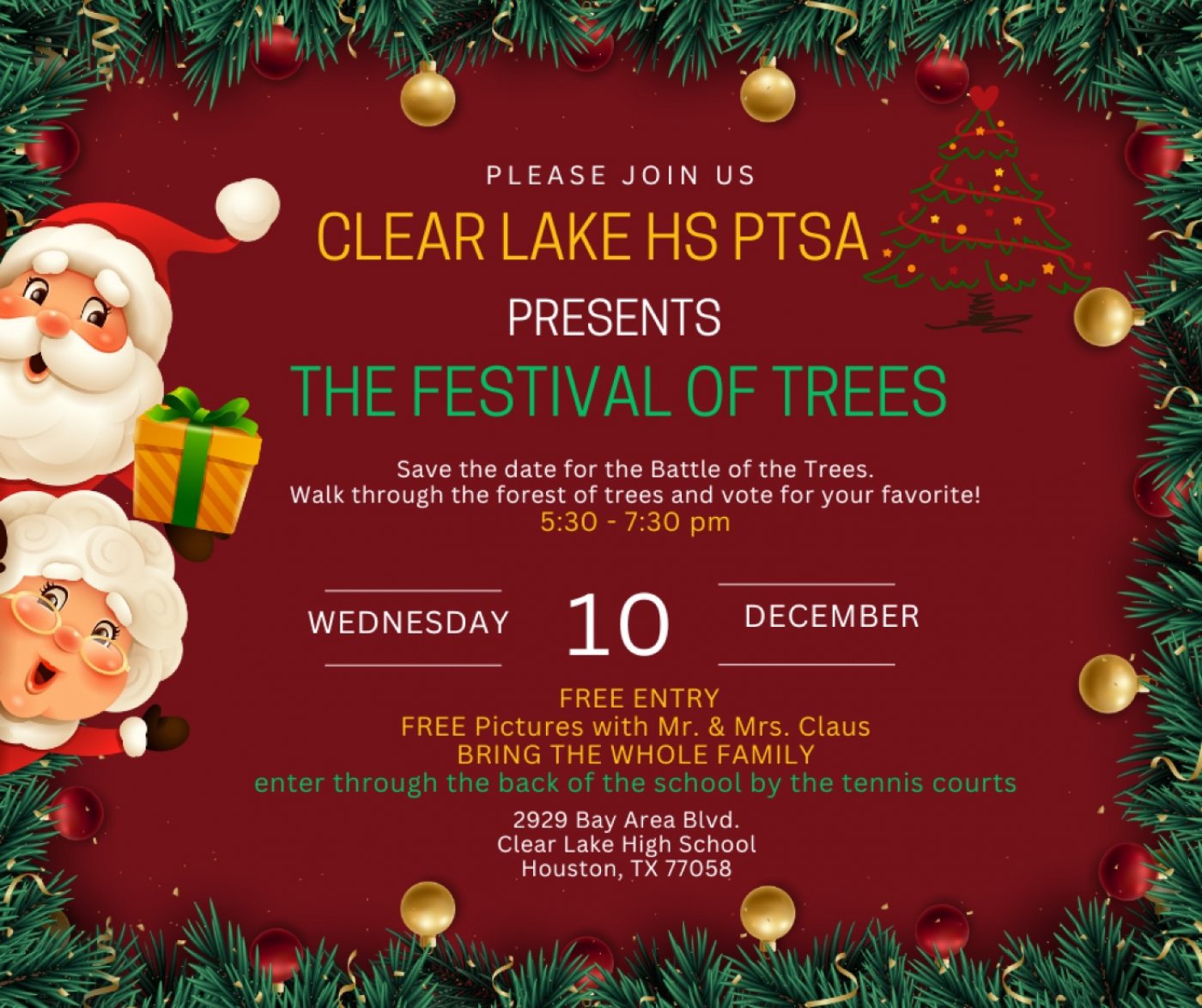 CLHS PTSA Festival of Trees