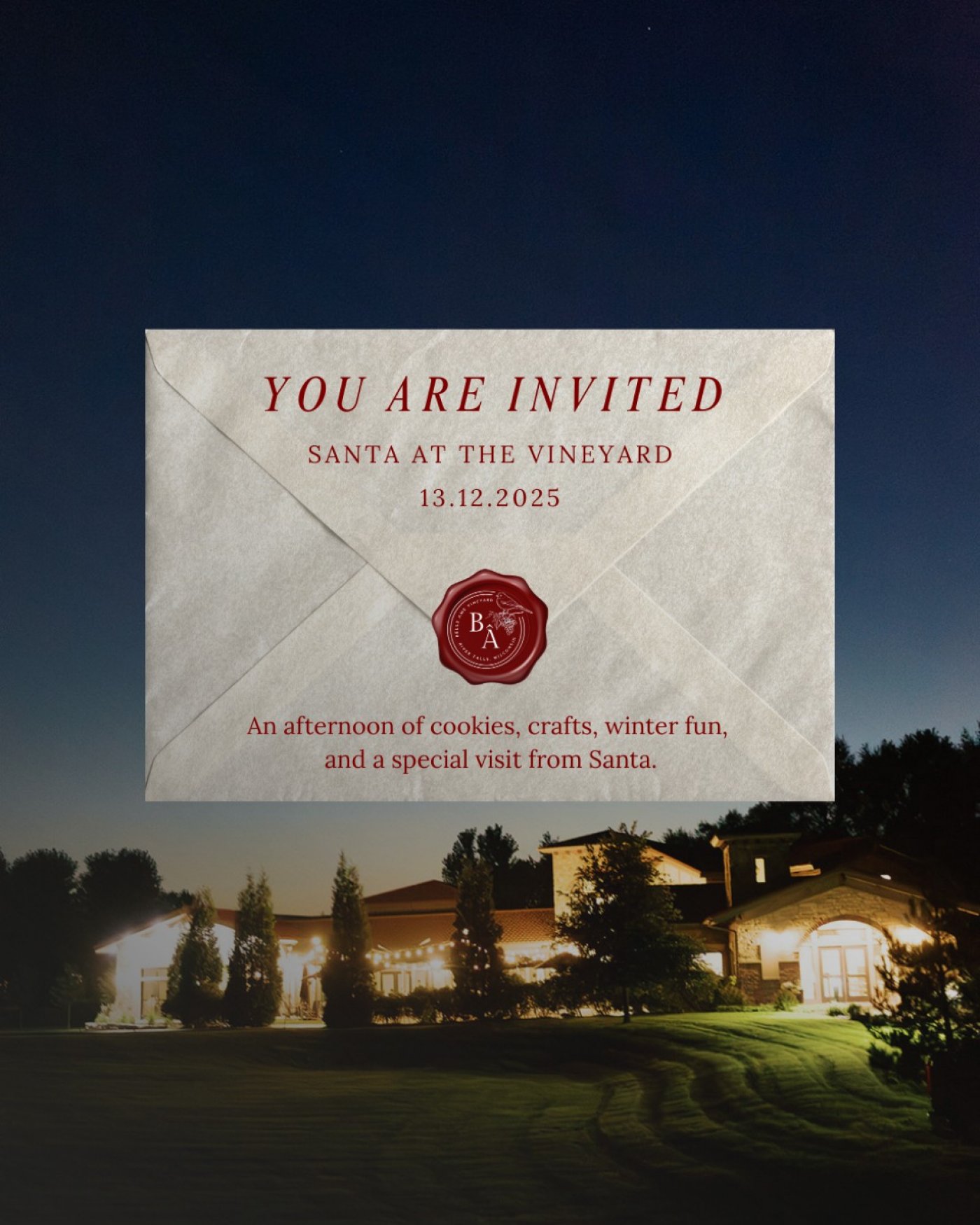 Santa at the Vineyard