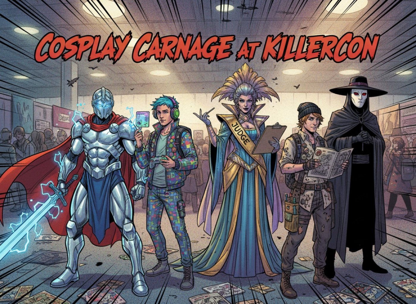 Cosplay Carnage at KillerCon - Murder Mystery