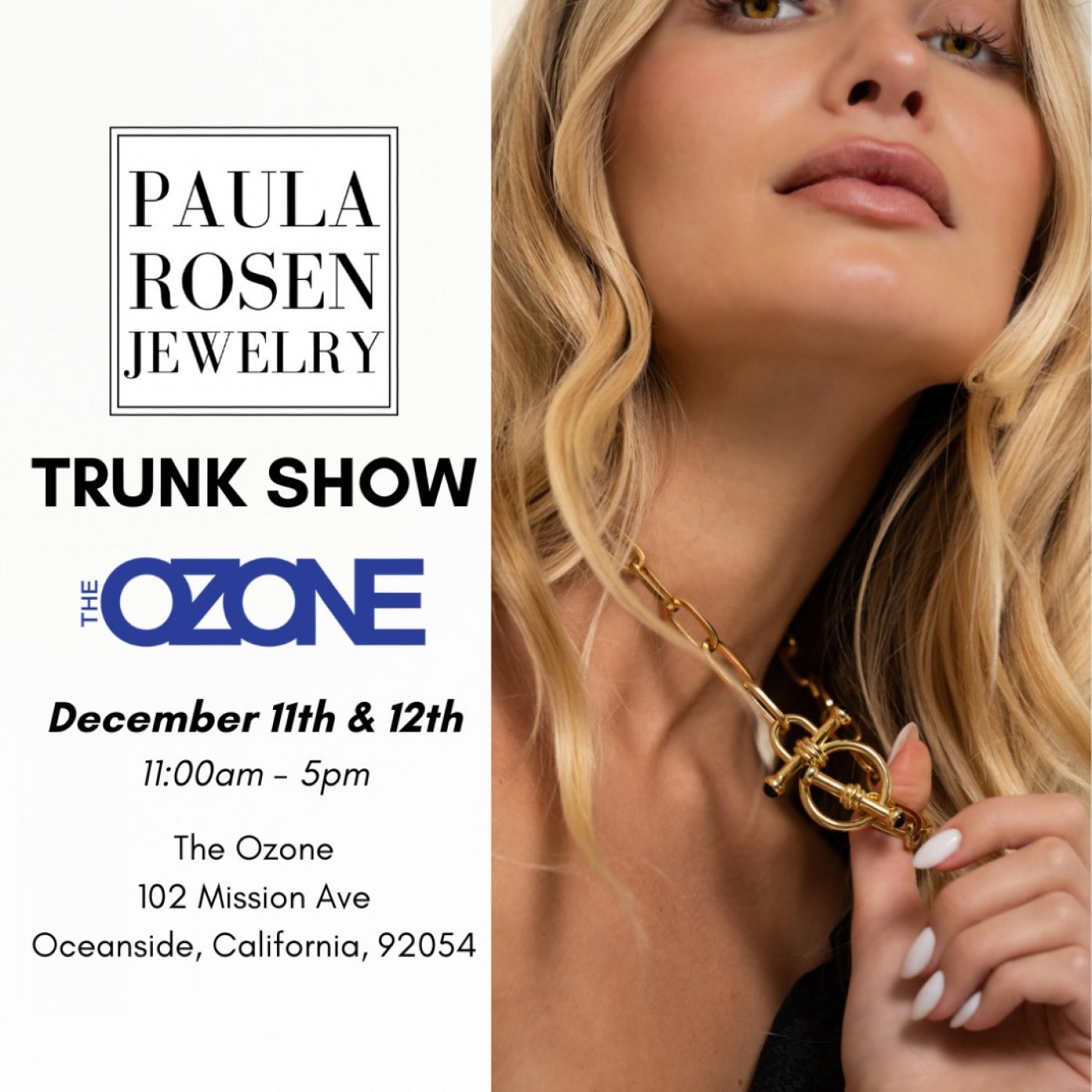 Paula Rosen Jewelry Trunk Show at The Ozone!