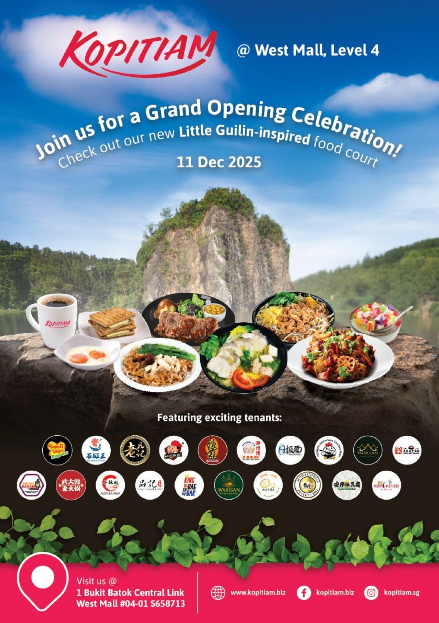 Kopitiam @ West Mall opens this 11 Dec!