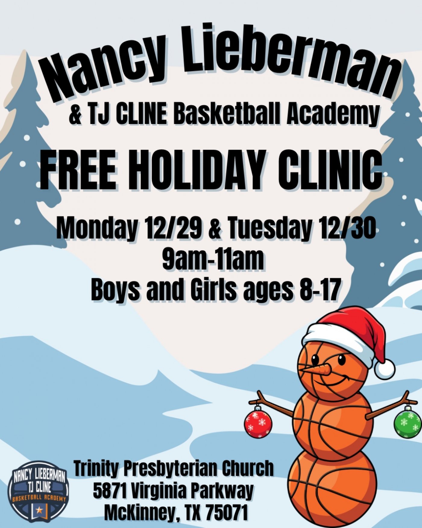 Holiday Basketball Clinic - Day 1