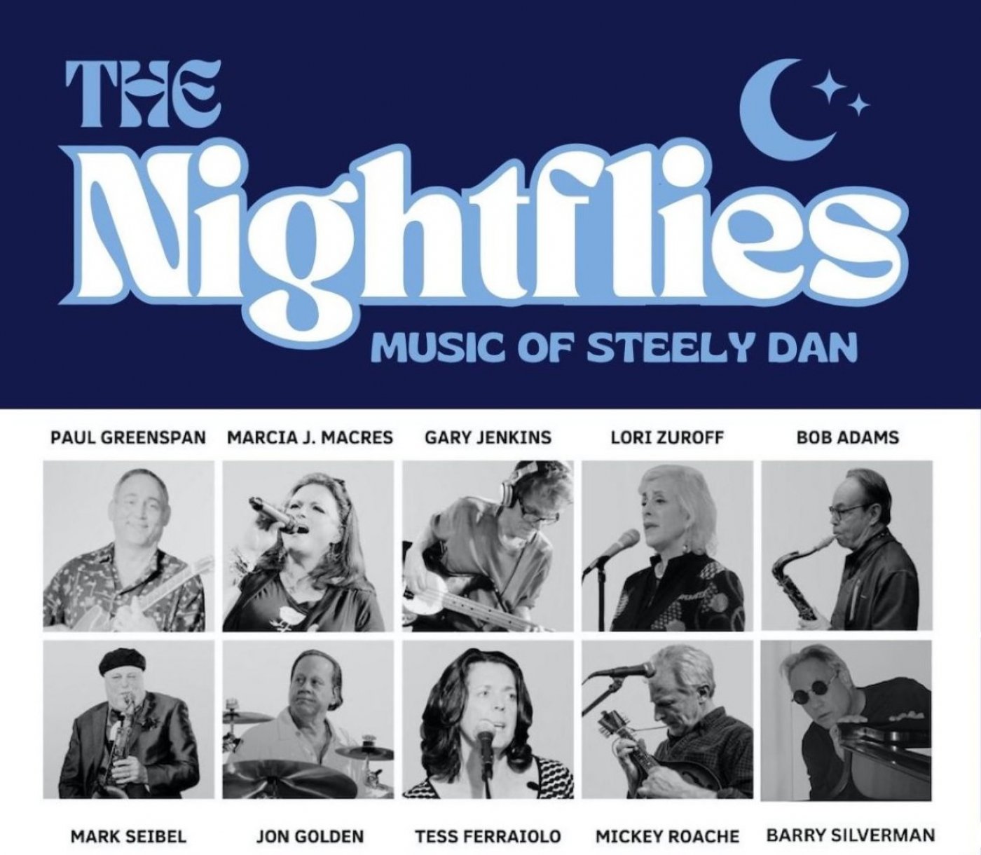 The Nightflies (music of Steely Dan) at Burren Backroom, Somerville (early show!)